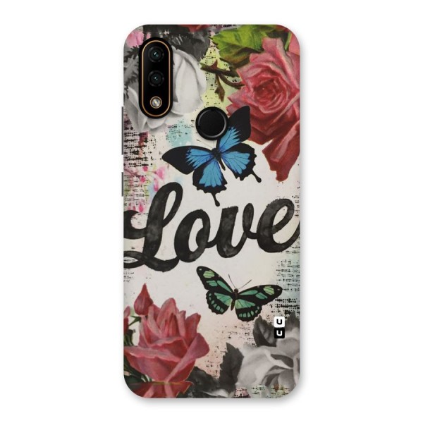 Lovely Butterfly Love Back Case for Lenovo A6 Note