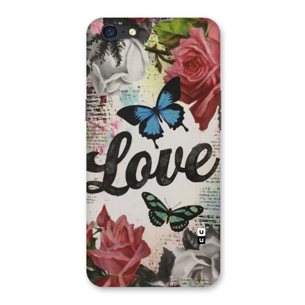 Lovely Butterfly Love Back Case for Oppo A71