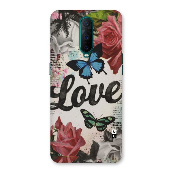 Lovely Butterfly Love Back Case for Oppo R17 Pro