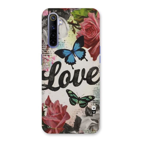 Lovely Butterfly Love Back Case for Realme 6