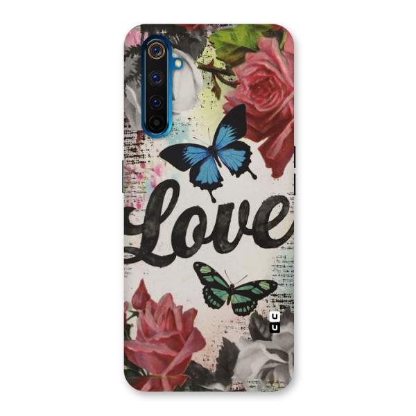 Lovely Butterfly Love Back Case for Realme 6 Pro