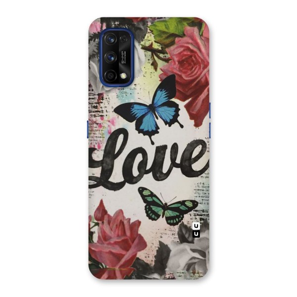 Lovely Butterfly Love Back Case for Realme 7 Pro