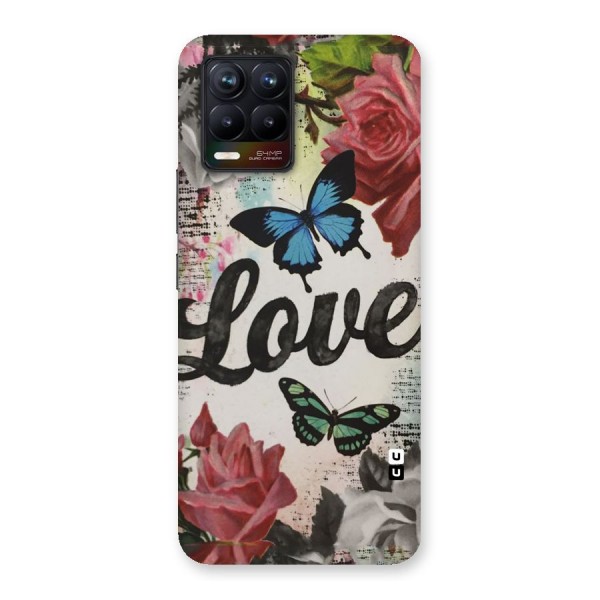 Lovely Butterfly Love Back Case for Realme 8