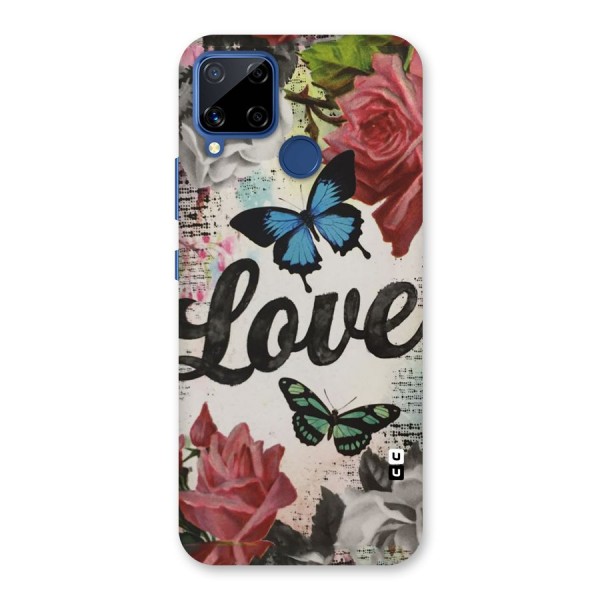 Lovely Butterfly Love Back Case for Realme C12