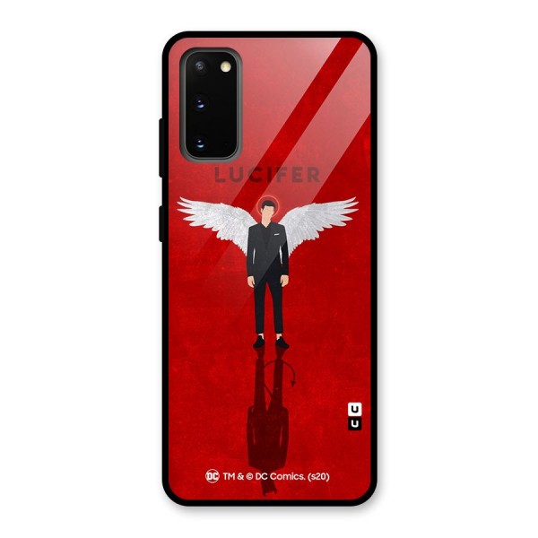 Lucifer Archangel Shadow Glass Back Case for Galaxy S20