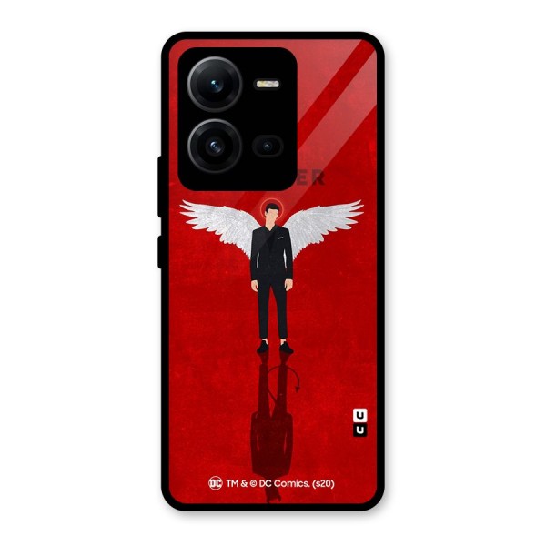 Lucifer Archangel Shadow Glass Back Case for Vivo V25