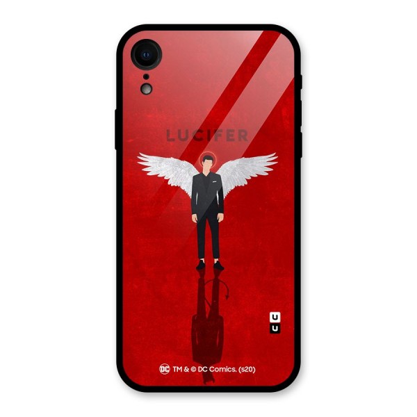 Lucifer Archangel Shadow Glass Back Case for XR