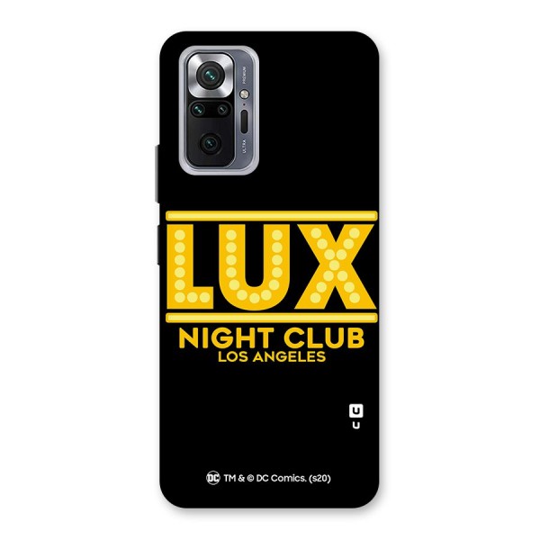 Lucifer Club Los Angeles Back Case for Redmi Note 10 Pro