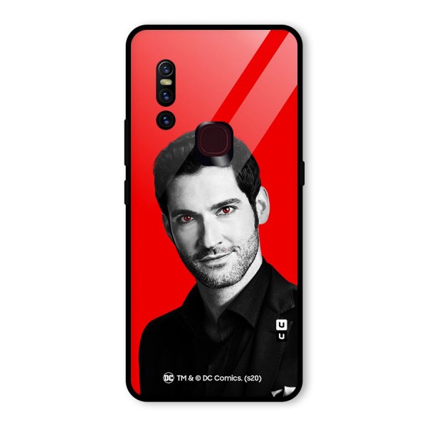 Lucifer Devil Smile Glass Back Case for Vivo V15