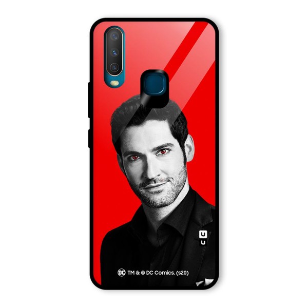 Lucifer Devil Smile Glass Back Case for Vivo Y12