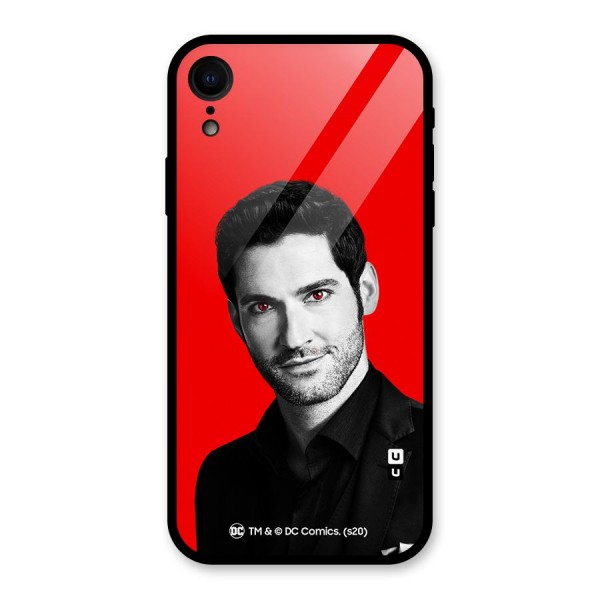 Lucifer Devil Smile Glass Back Case for XR