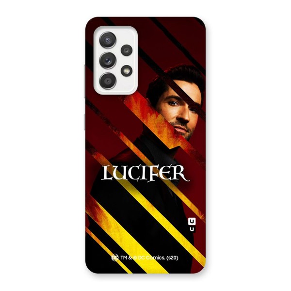 Lucifer Hell Stripes Back Case for Galaxy A52