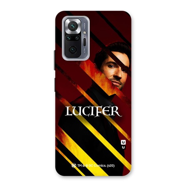 Lucifer Hell Stripes Back Case for Redmi Note 10 Pro