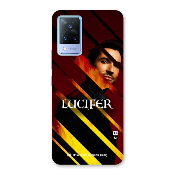 Lucifer Hell Stripes Back Case for Vivo V21 5G