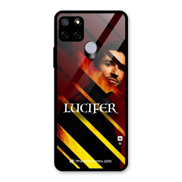 Lucifer Hell Stripes Glass Back Case for Realme C15