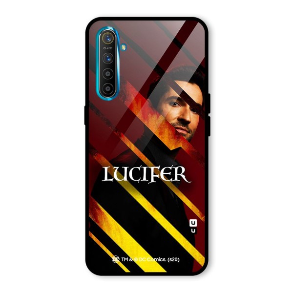 Lucifer Hell Stripes Glass Back Case for Realme XT