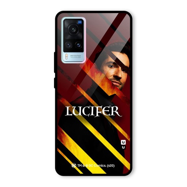 Lucifer Hell Stripes Glass Back Case for Vivo X60