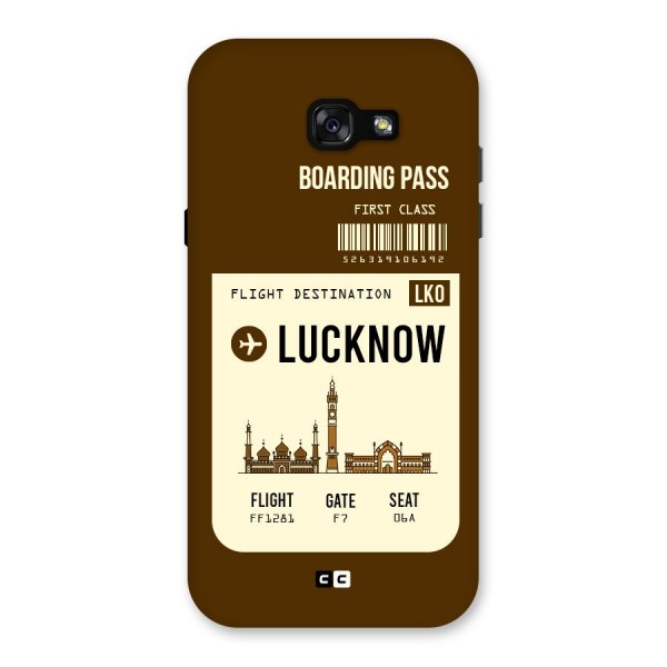 Lucknow Boarding Pass Back Case for Galaxy A7 (2017)