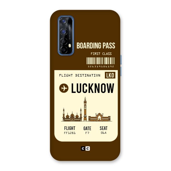 Lucknow Boarding Pass Back Case for Realme 7