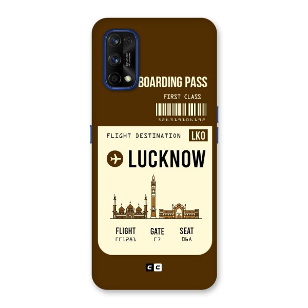 Lucknow Boarding Pass Back Case for Realme 7 Pro