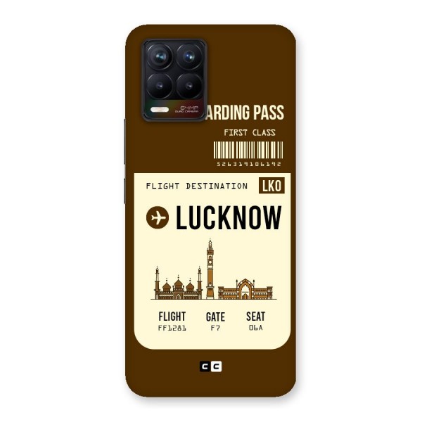 Lucknow Boarding Pass Back Case for Realme 8