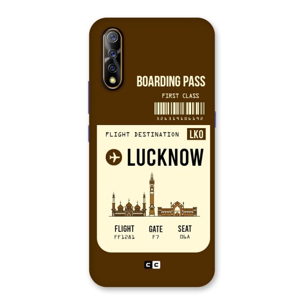 Lucknow Boarding Pass Back Case for Vivo Z1x