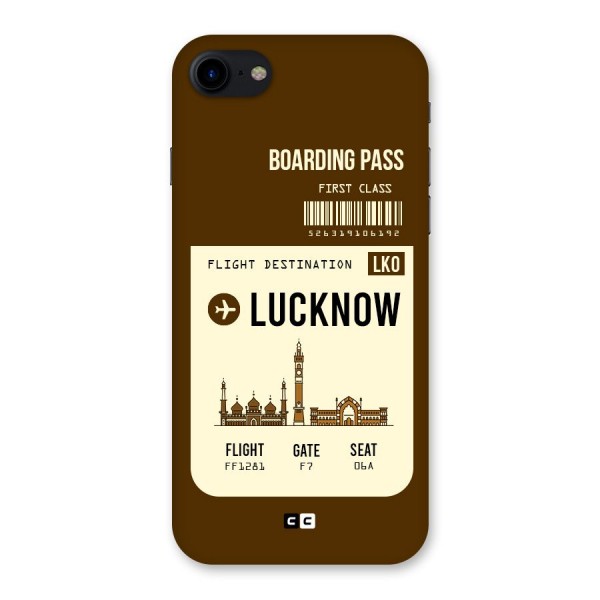 Lucknow Boarding Pass Back Case for iPhone SE 2020