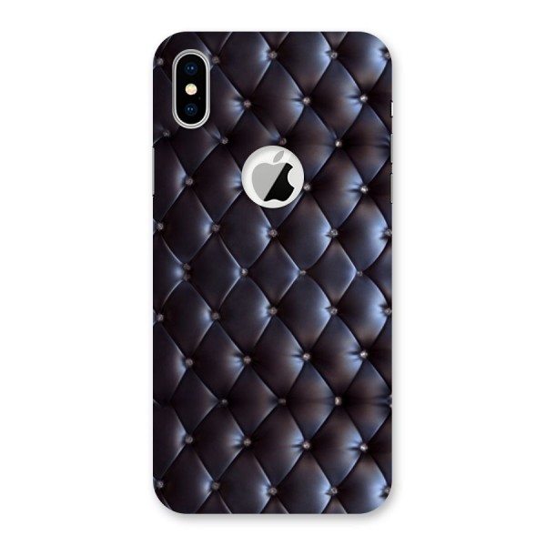 Luxury Pattern Back Case for iPhone XS Logo Cut