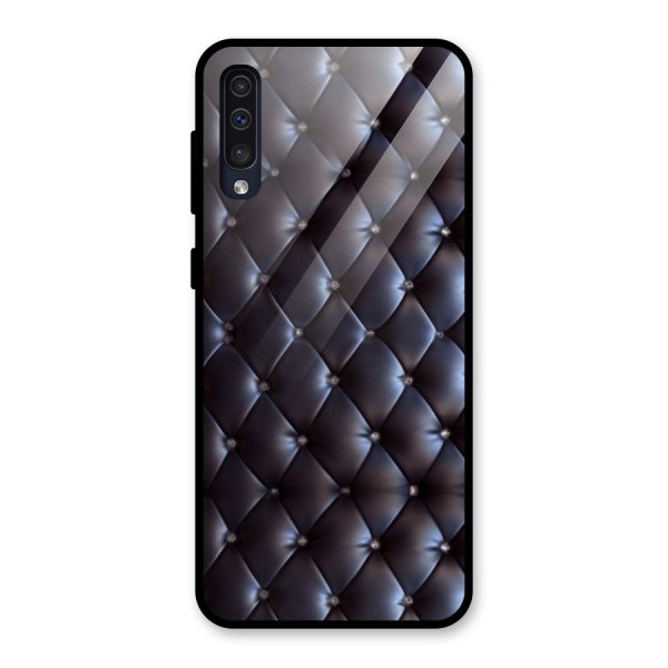 Luxury Pattern Glass Back Case for Galaxy A50s