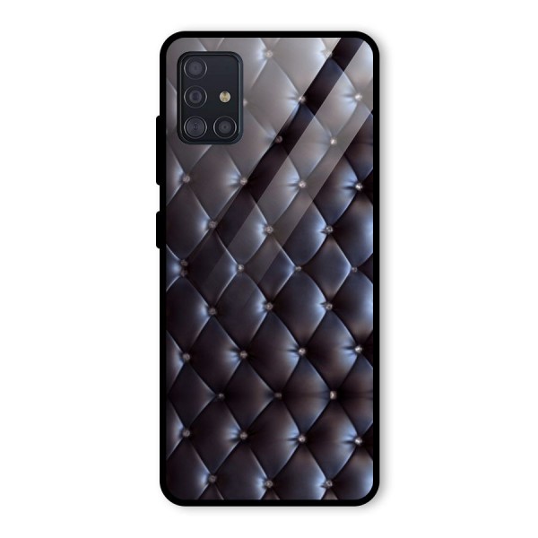 Luxury Pattern Glass Back Case for Galaxy A51