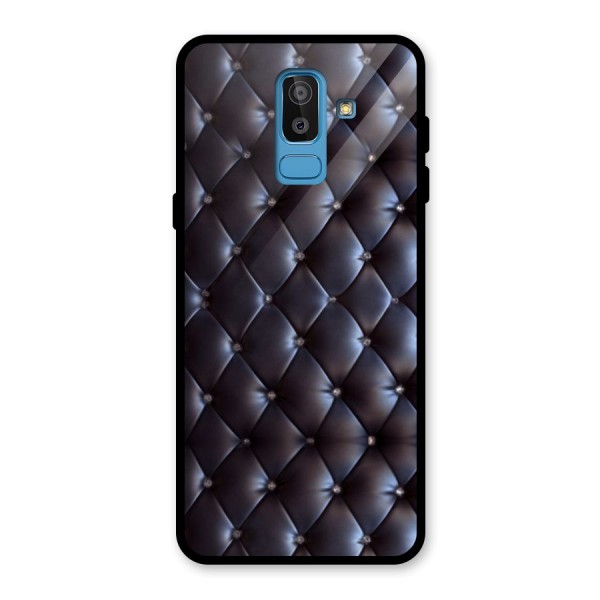 Luxury Pattern Glass Back Case for Galaxy J8