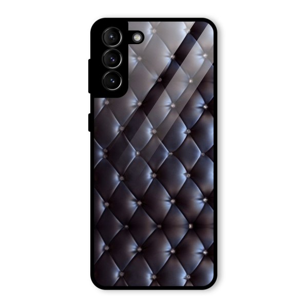 Luxury Pattern Glass Back Case for Galaxy S21 Plus