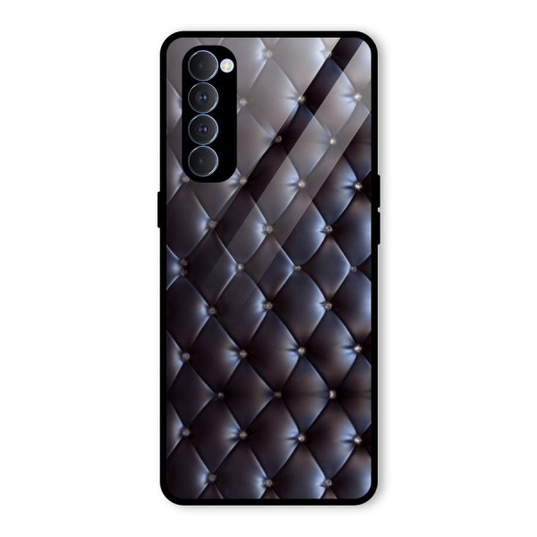 Luxury Pattern Glass Back Case for Oppo Reno4 Pro