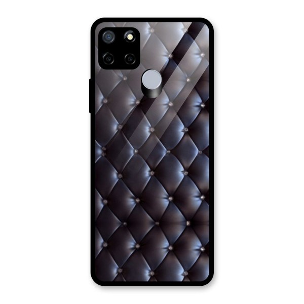 Luxury Pattern Glass Back Case for Realme C15