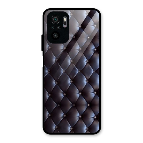 Luxury Pattern Glass Back Case for Redmi Note 10