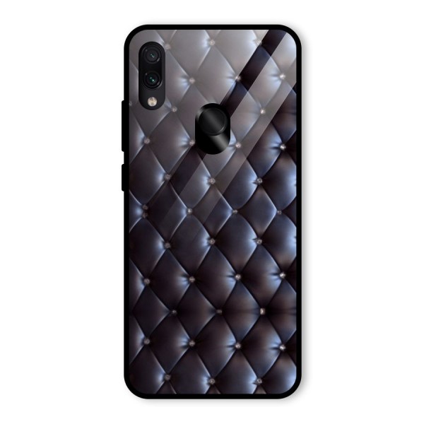 Luxury Pattern Glass Back Case for Redmi Note 7