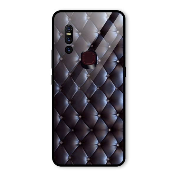 Luxury Pattern Glass Back Case for Vivo V15