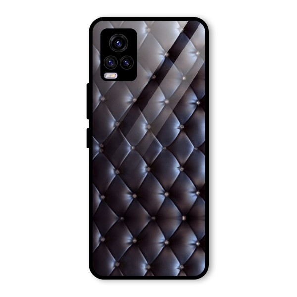 Luxury Pattern Glass Back Case for Vivo V20