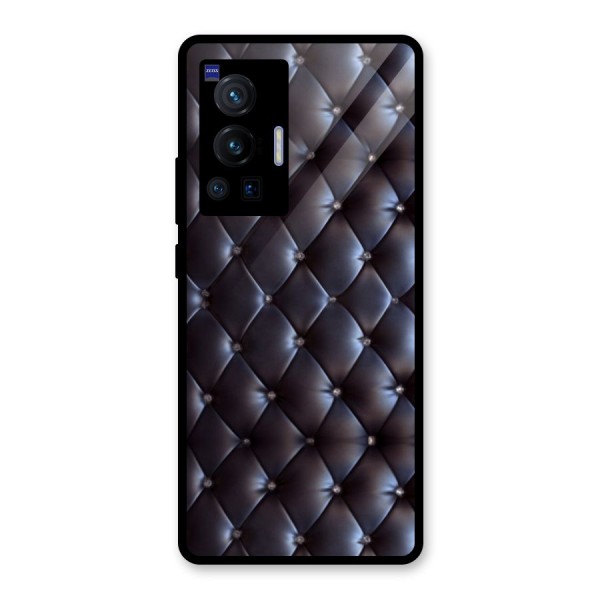 Luxury Pattern Glass Back Case for Vivo X70 Pro