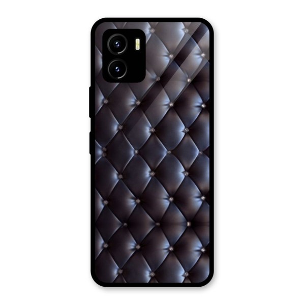 Luxury Pattern Glass Back Case for Vivo Y15s