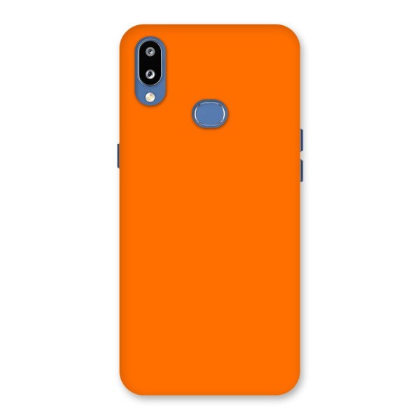 Mac Orange Back Case for Galaxy M01s