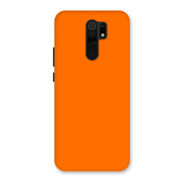 Mac Orange Back Case for Redmi 9 Prime