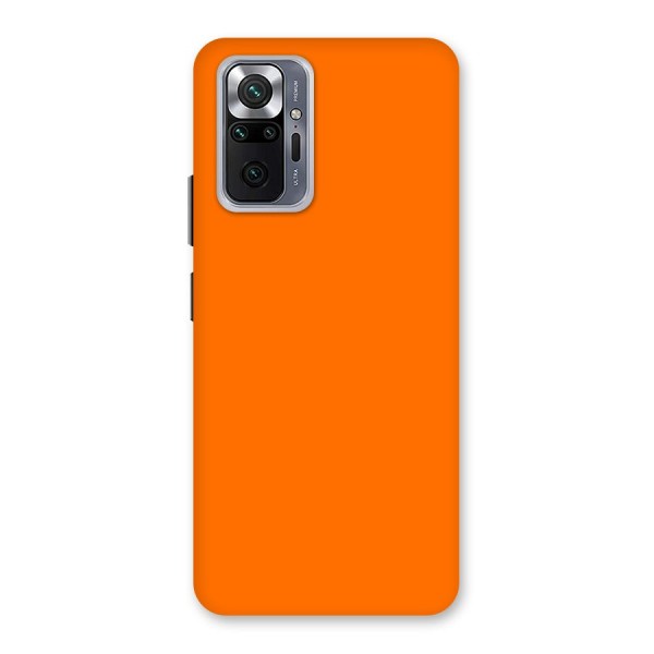 Mac Orange Back Case for Redmi Note 10 Pro