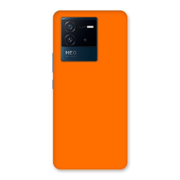 Mac Orange Back Case for Vivo iQOO Neo 6 5G
