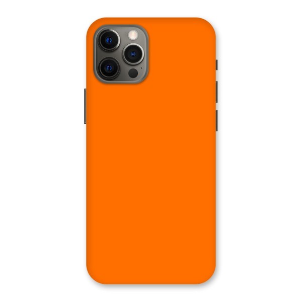 Mac Orange Back Case for iPhone 12 Pro Max