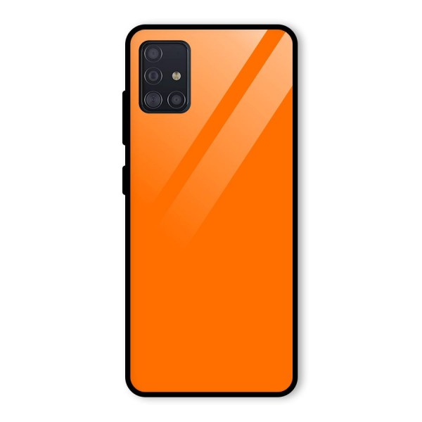 Mac Orange Glass Back Case for Galaxy A51