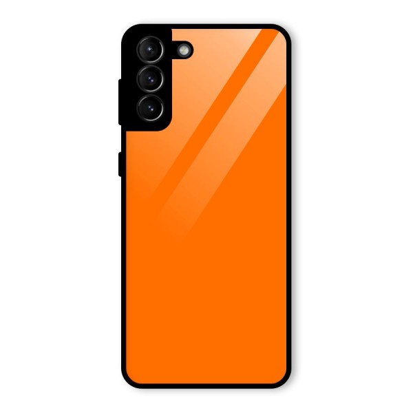 Mac Orange Glass Back Case for Galaxy S21 Plus