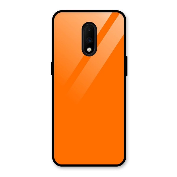 Mac Orange Glass Back Case for OnePlus 7