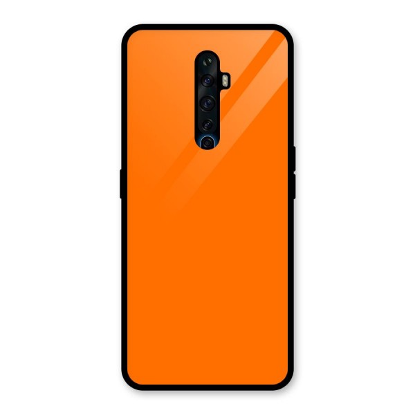 Mac Orange Glass Back Case for Oppo Reno2 Z