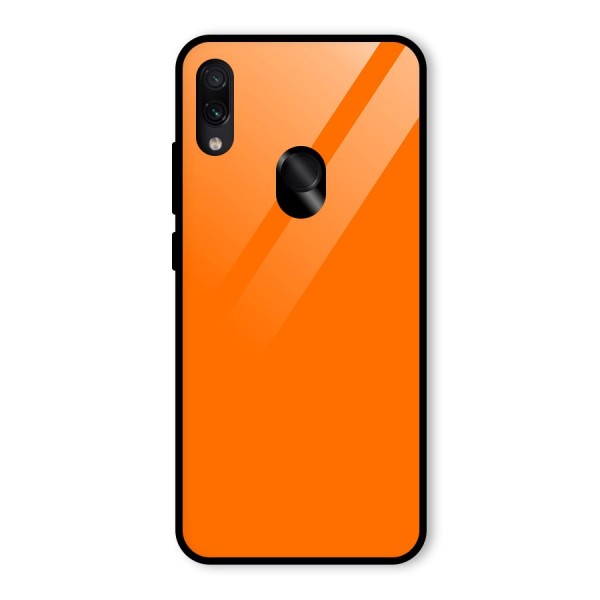 Mac Orange Glass Back Case for Redmi Note 7